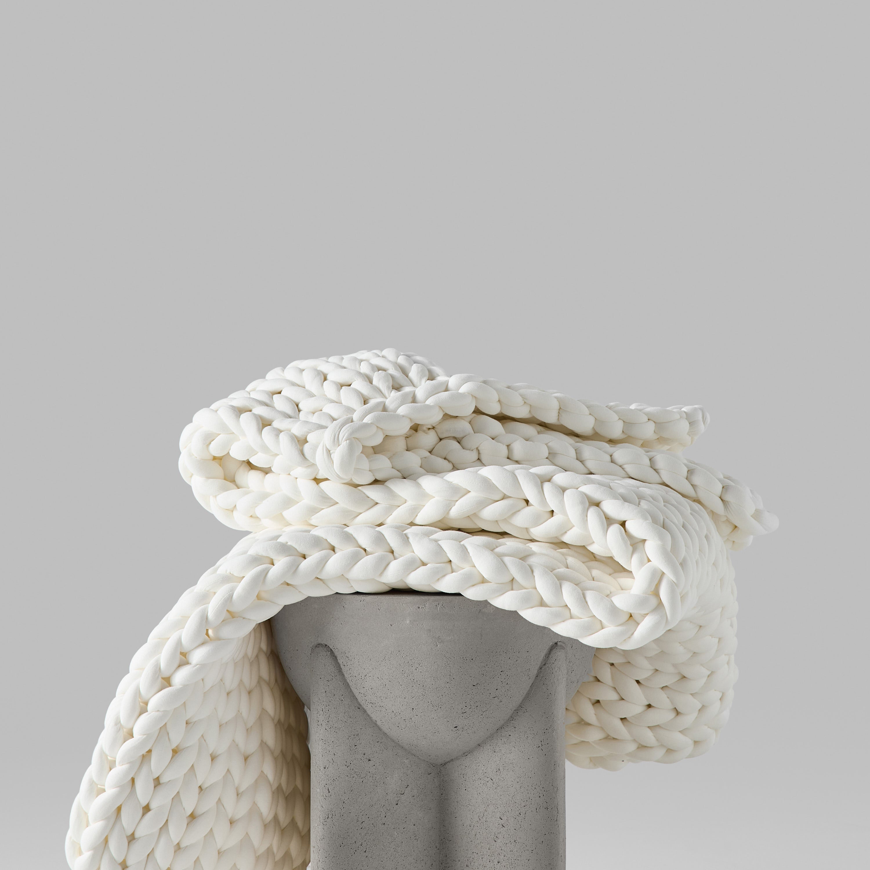 Knitted Weighted Blankets: Hand-Woven Chunky Knit Throws Hush US