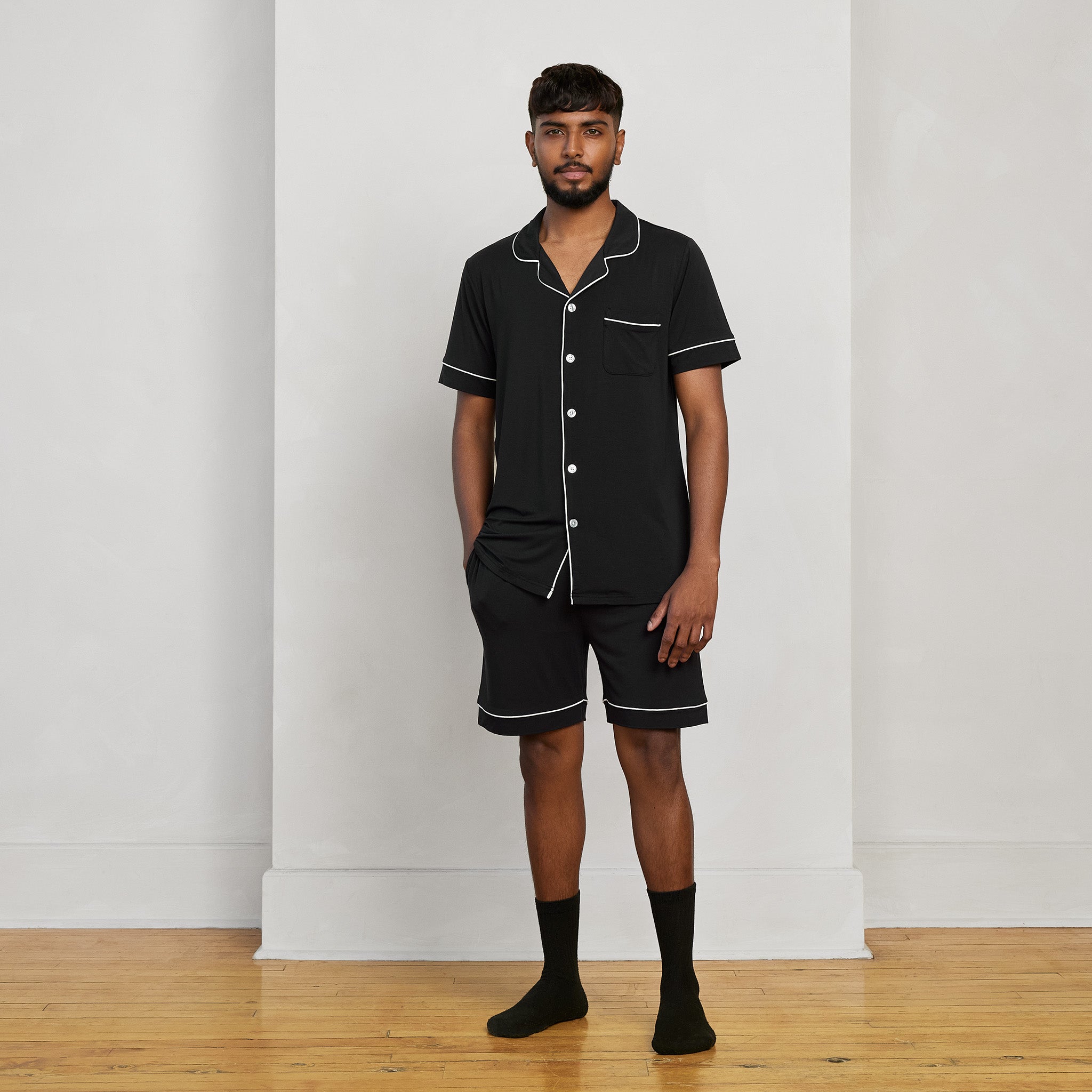 Hush Men s Iced Short Pajama Set Hush Blankets