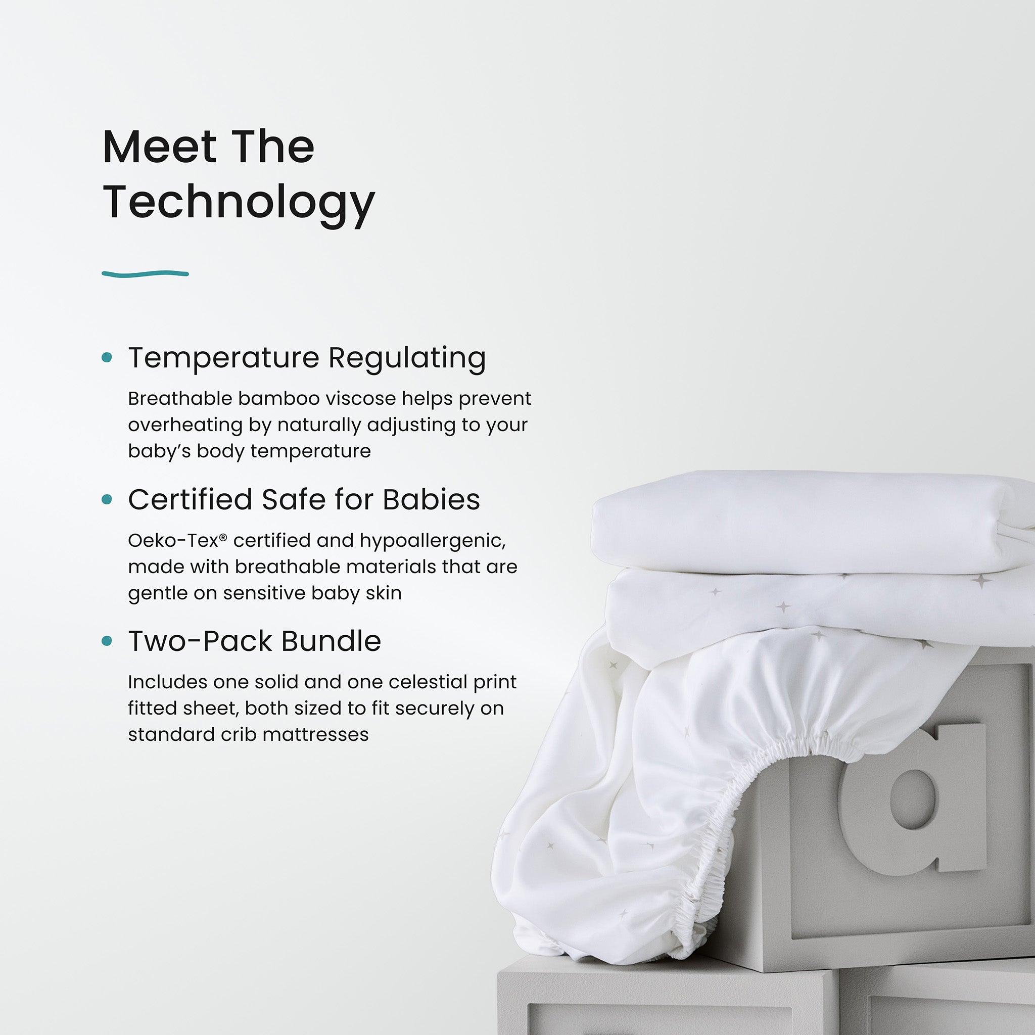 Hush Little Baby Soothing Crib Sheet Set