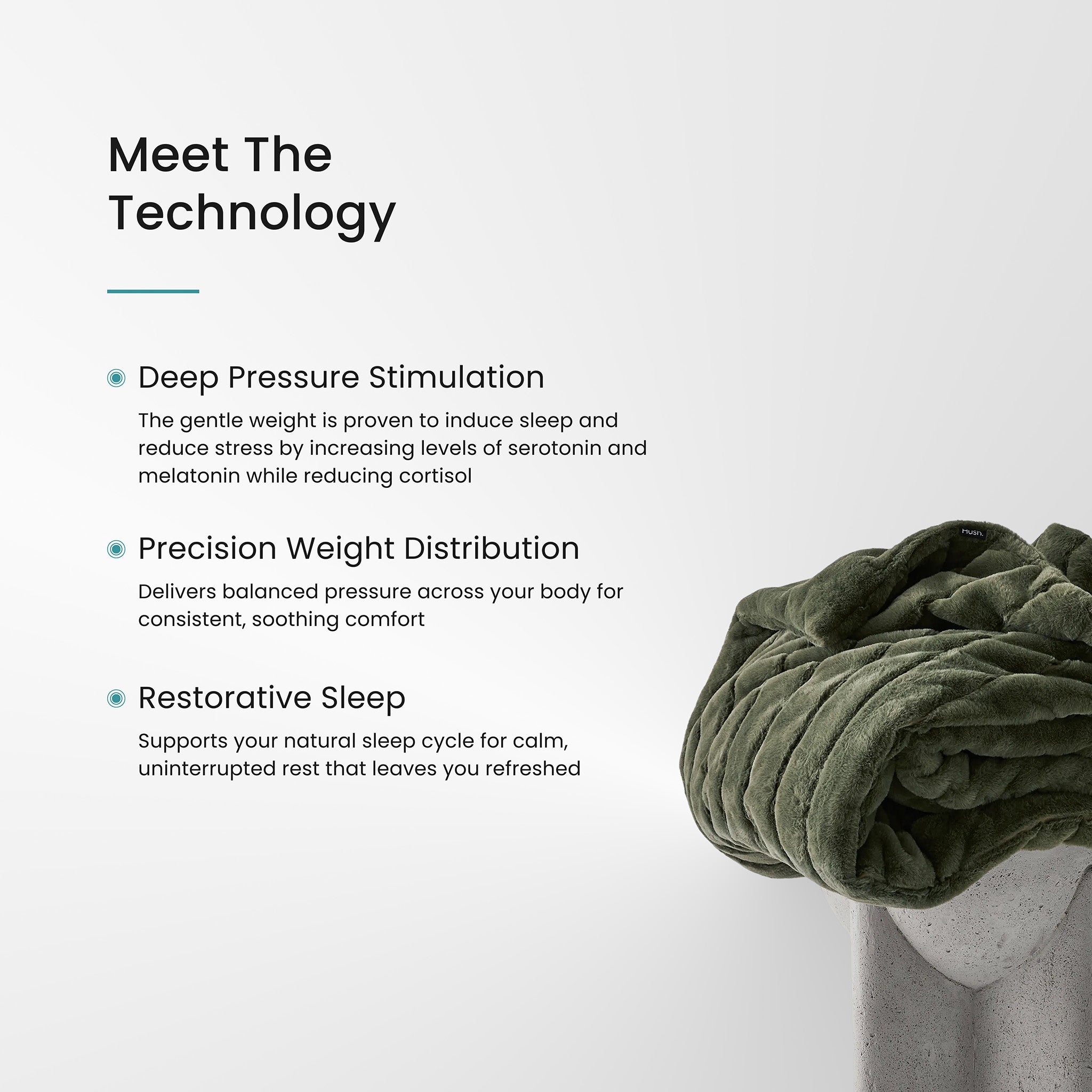 Plush Faux Fur Weighted Blanket