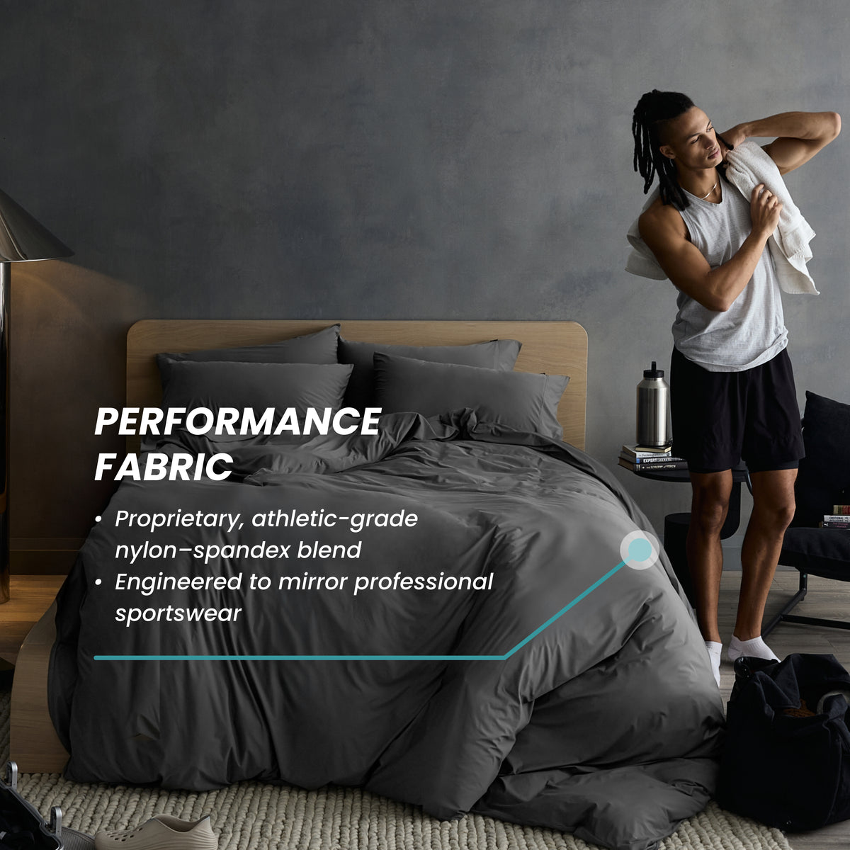 Graph Ice Cold Graph-Iced Ultra Cold Duvet Cover Set: Our Most Cooling Cover | Hush US ...