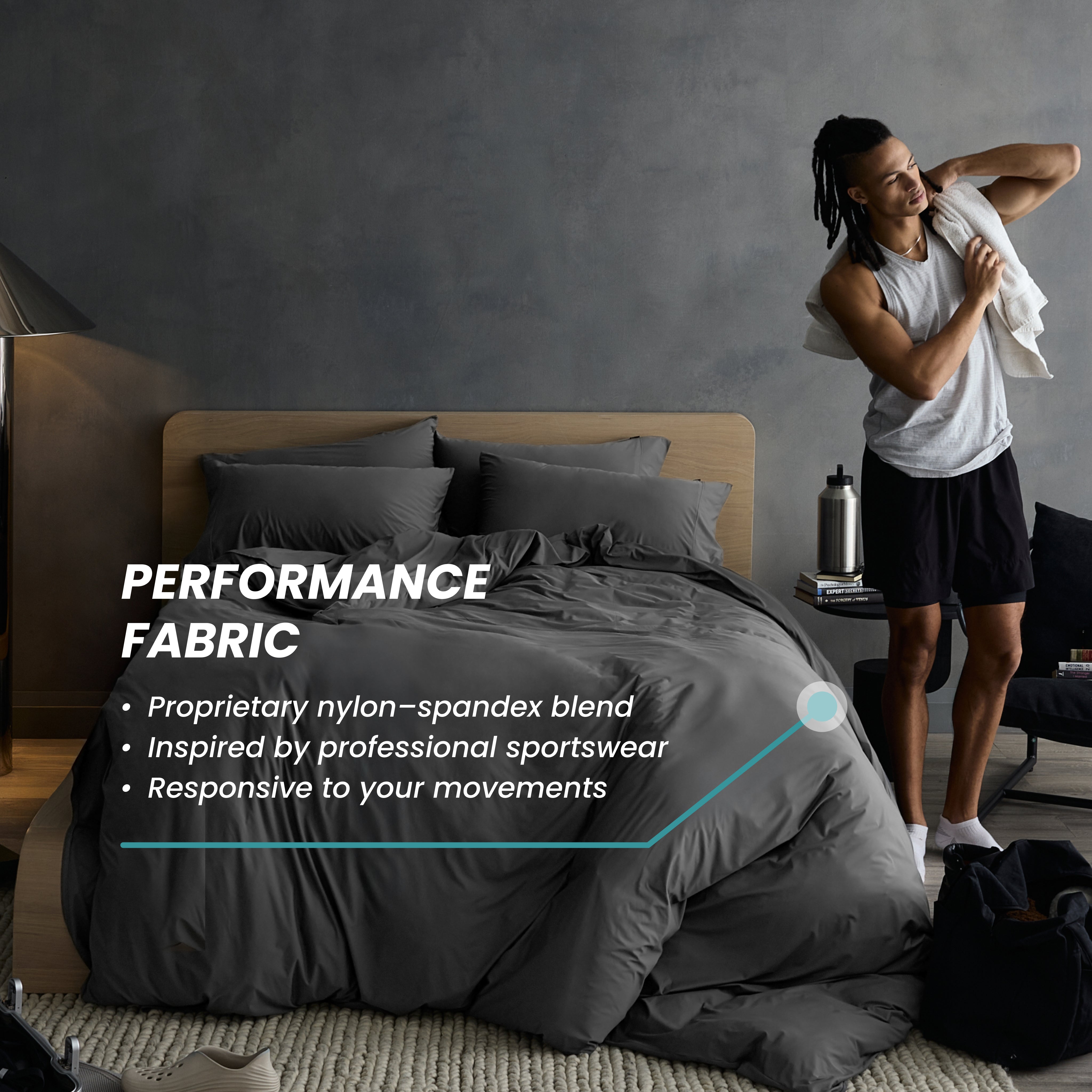 Graph-Iced Ultra Cold Performance Duvet Cover Set