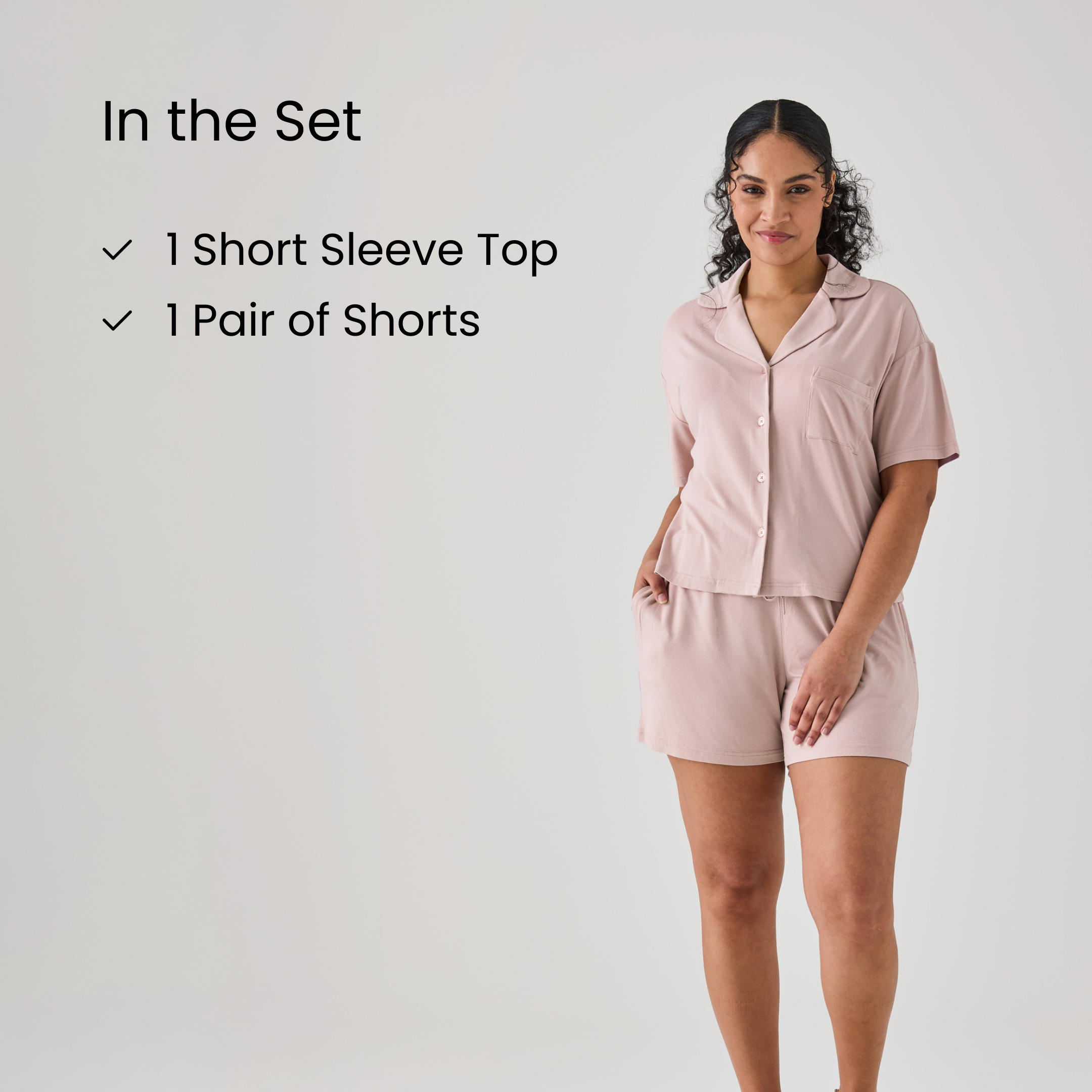 Iced Short PJ Top & Bottom Set