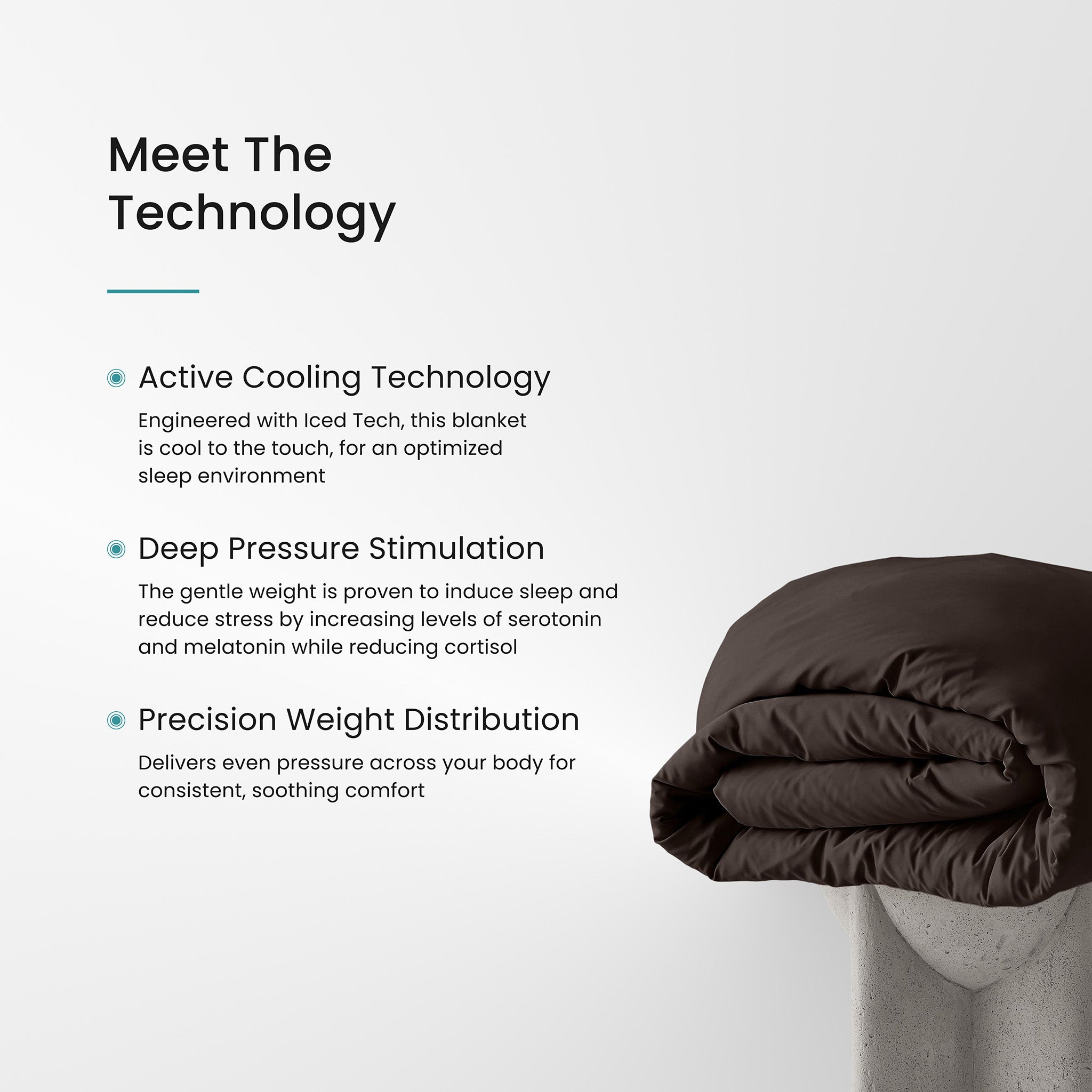Iced Cooling Bamboo Weighted Blanket