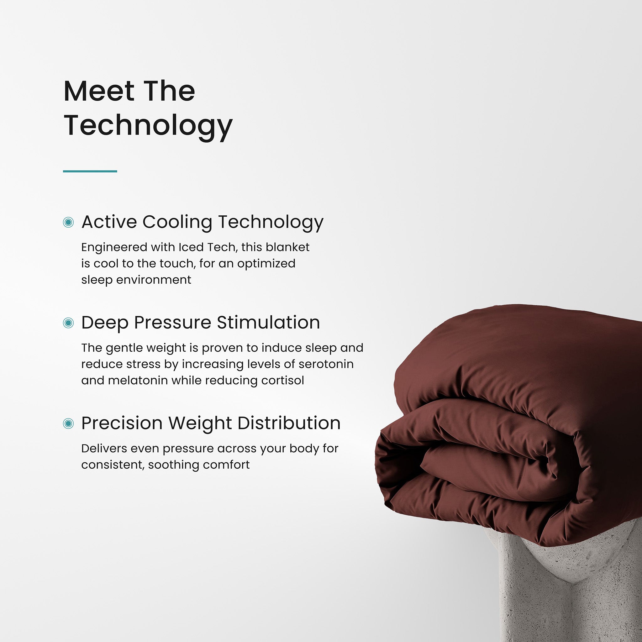 Iced Cooling Bamboo Weighted Blanket