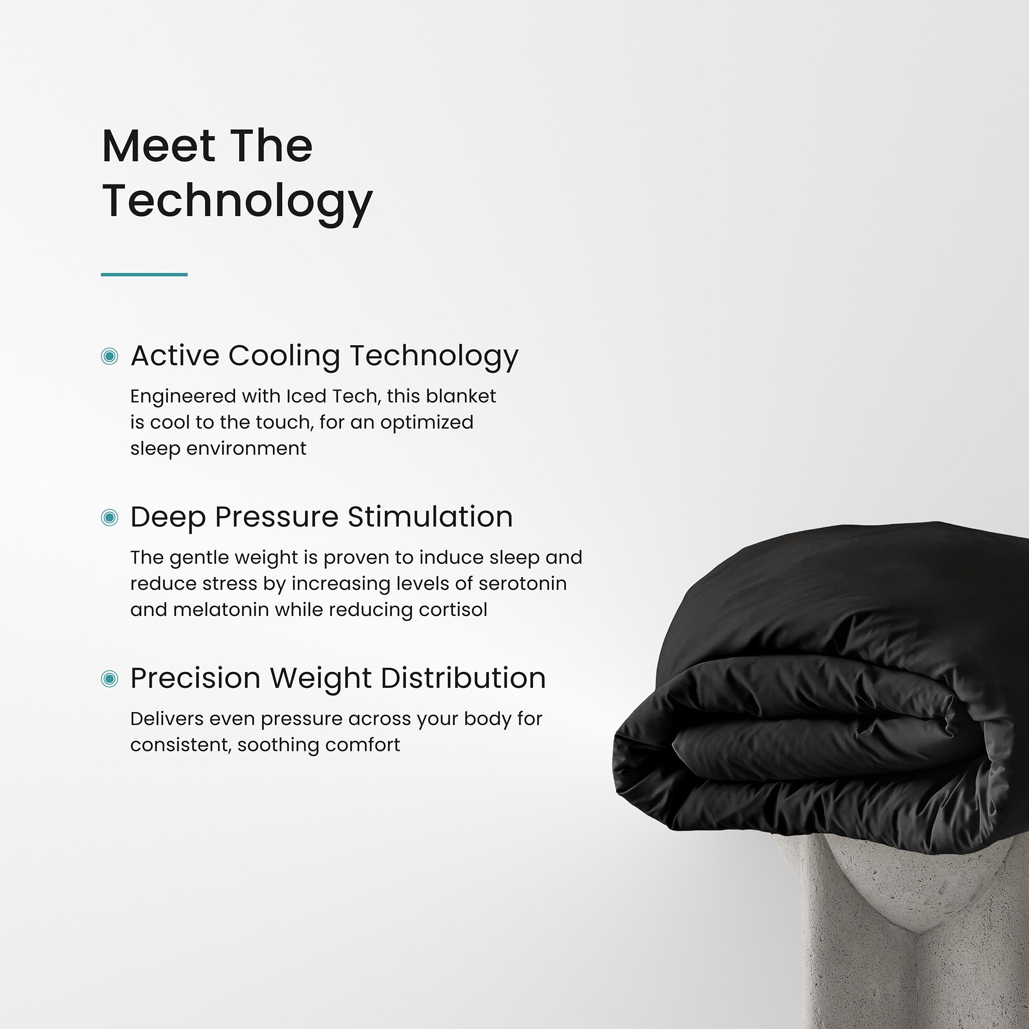 Iced Cooling Bamboo Weighted Blanket