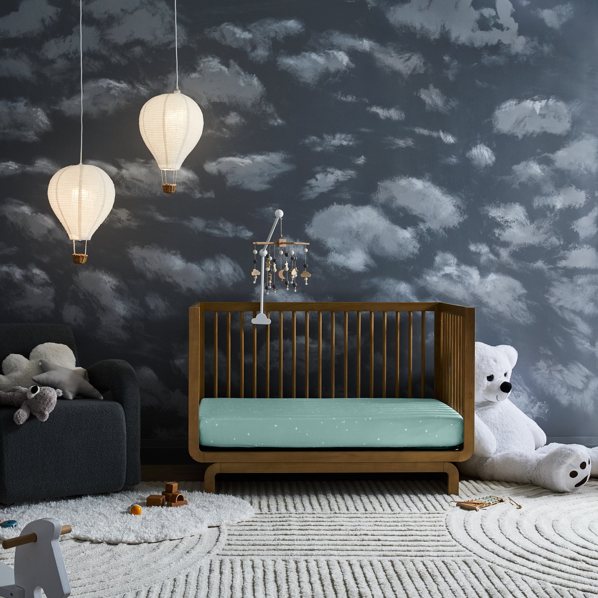 Hush Little Baby Soothing Crib Sheet Set
