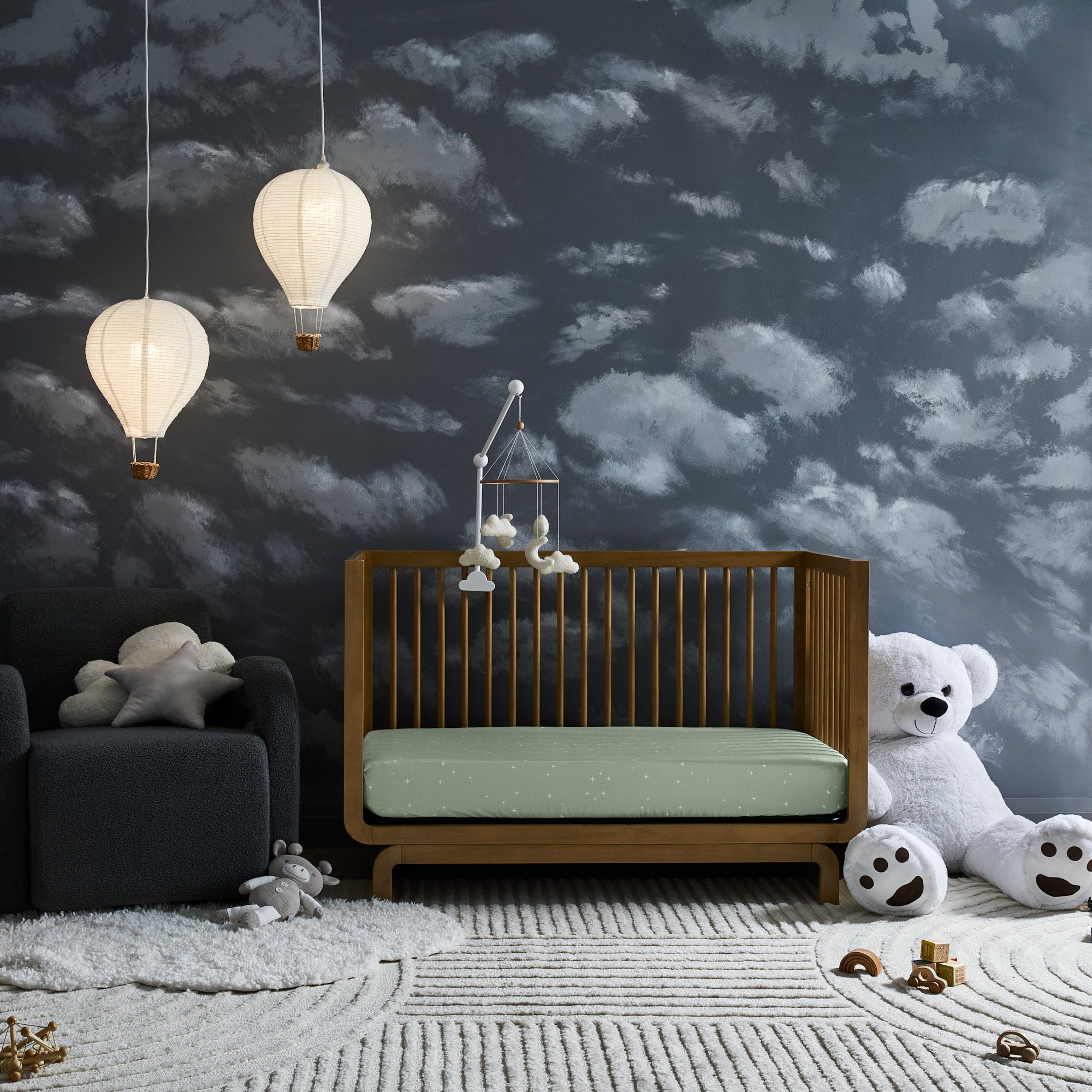 Hush Little Baby Soothing Crib Sheet Set