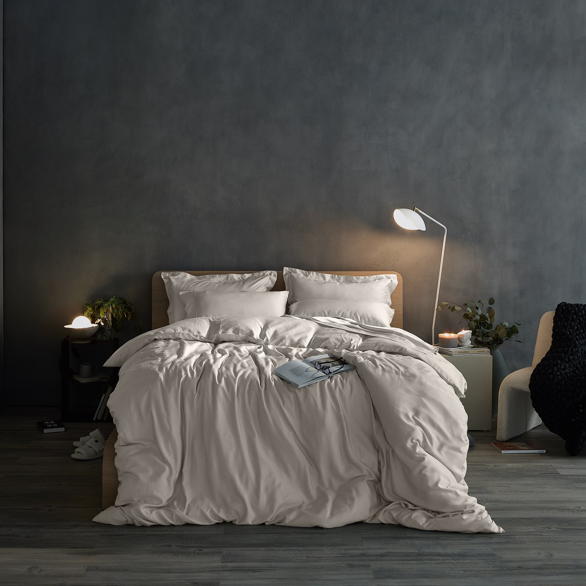 Iced Cooling Bamboo Duvet Cover Set