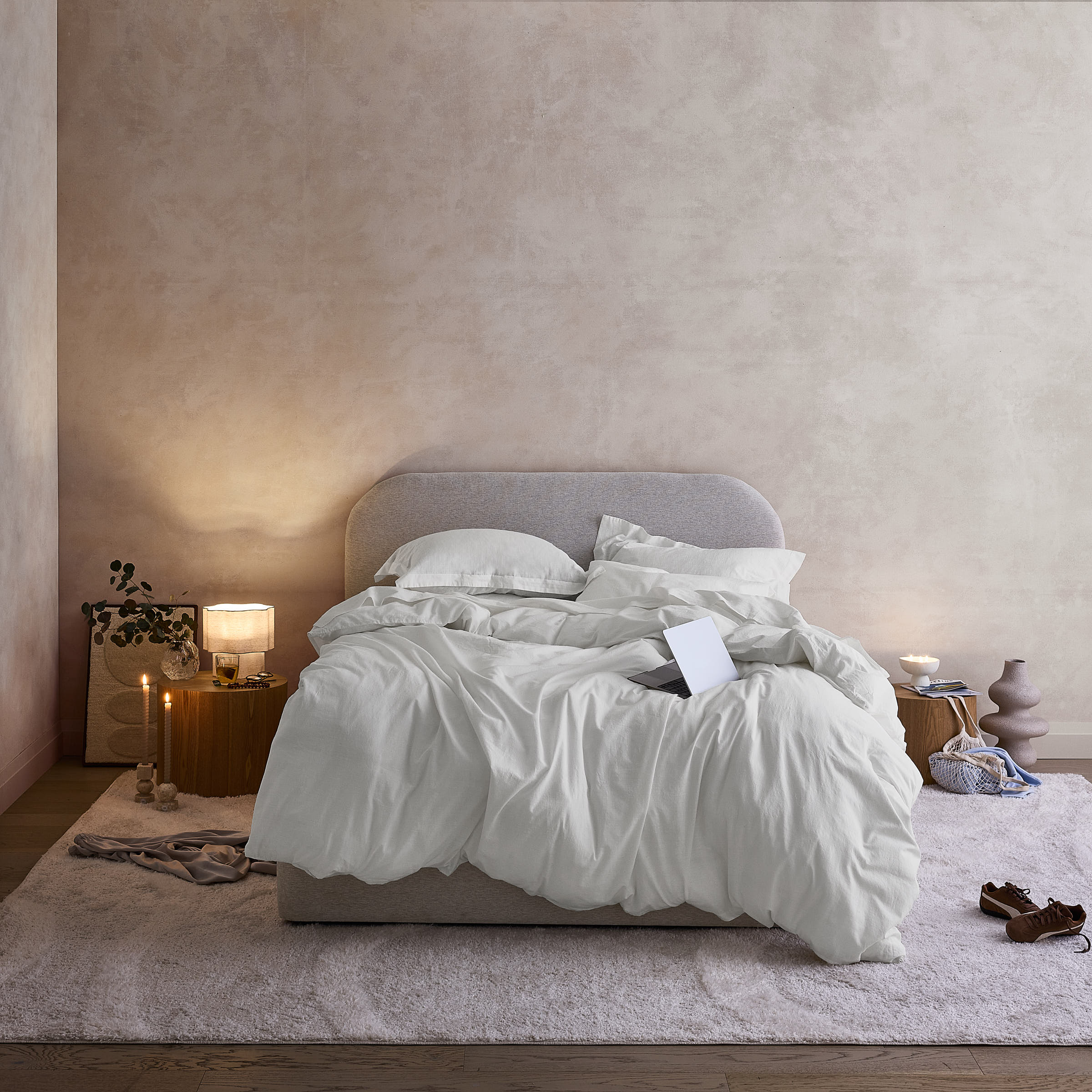 Cloud Relaxed Weave Weighted Blanket