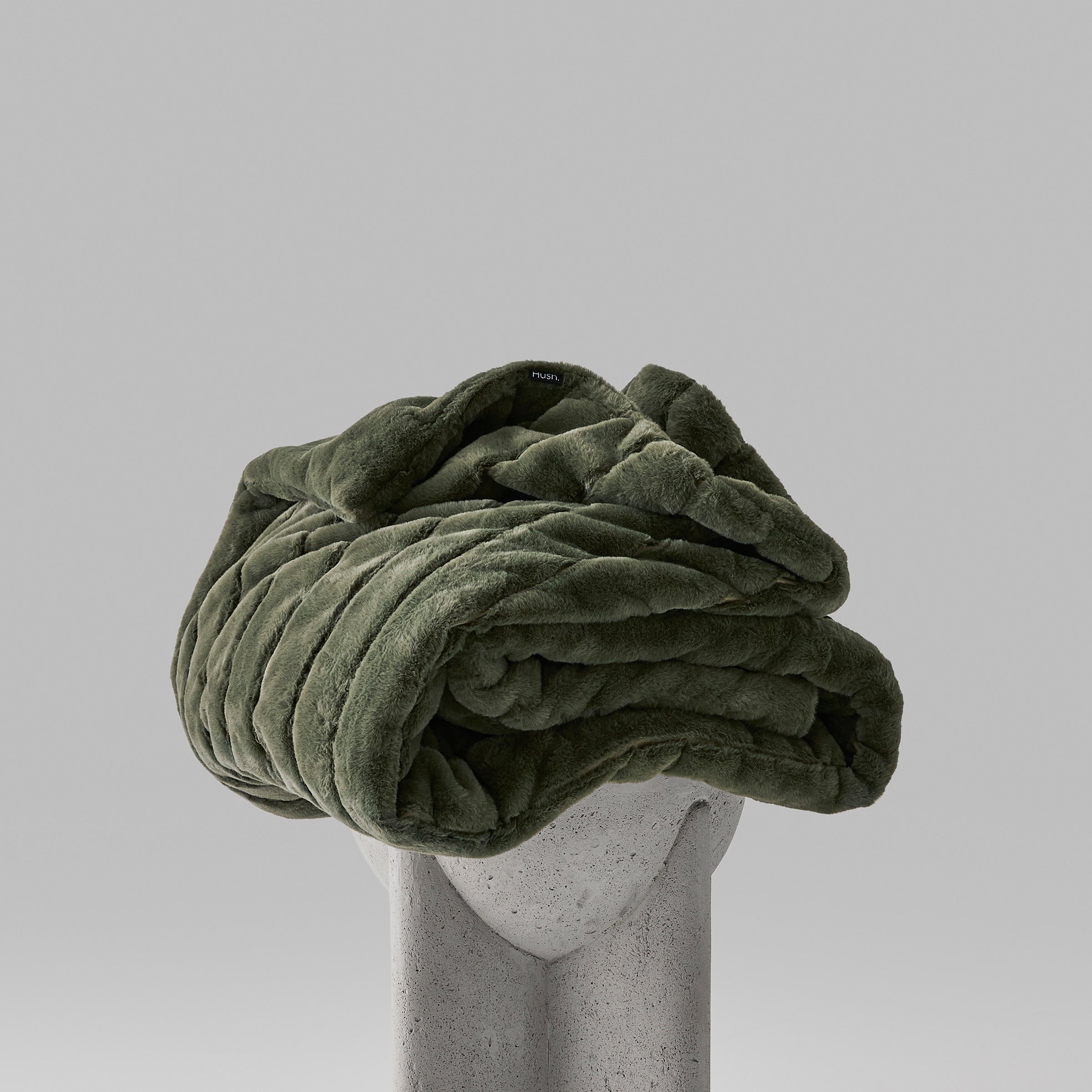 Plush Faux Fur Weighted Blanket