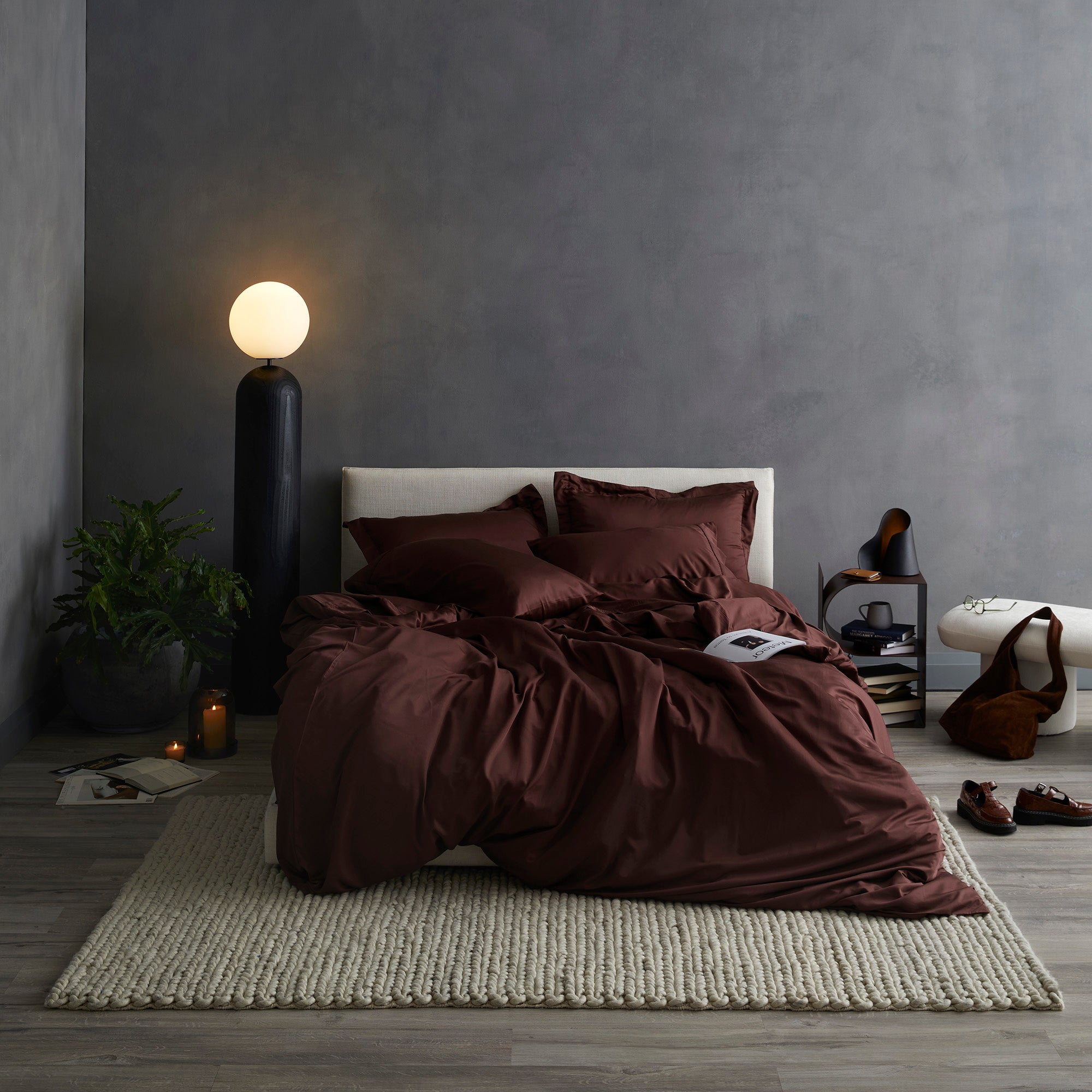 Iced Cooling Bamboo Duvet Cover Set
