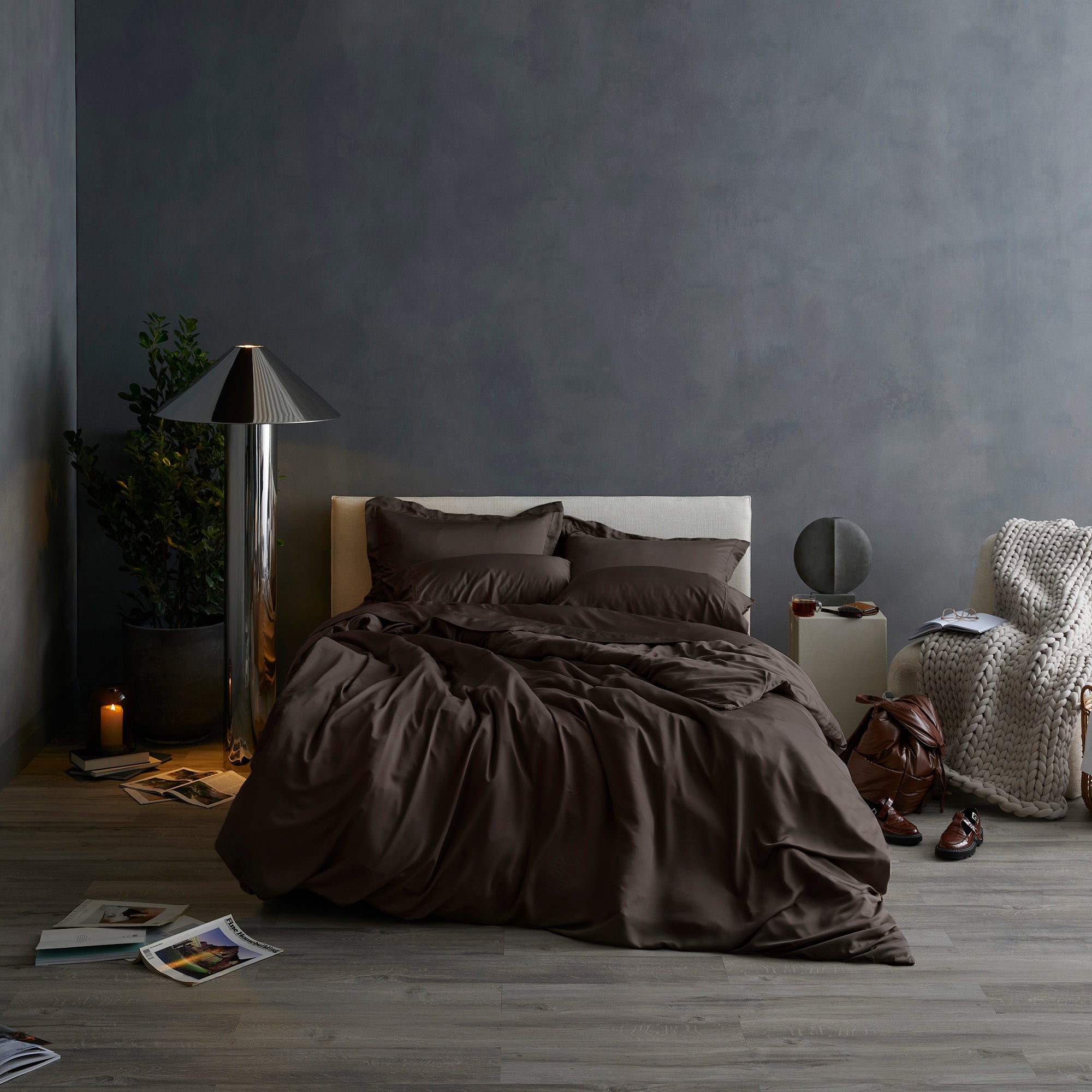 Iced Cooling Bamboo Duvet Cover Set