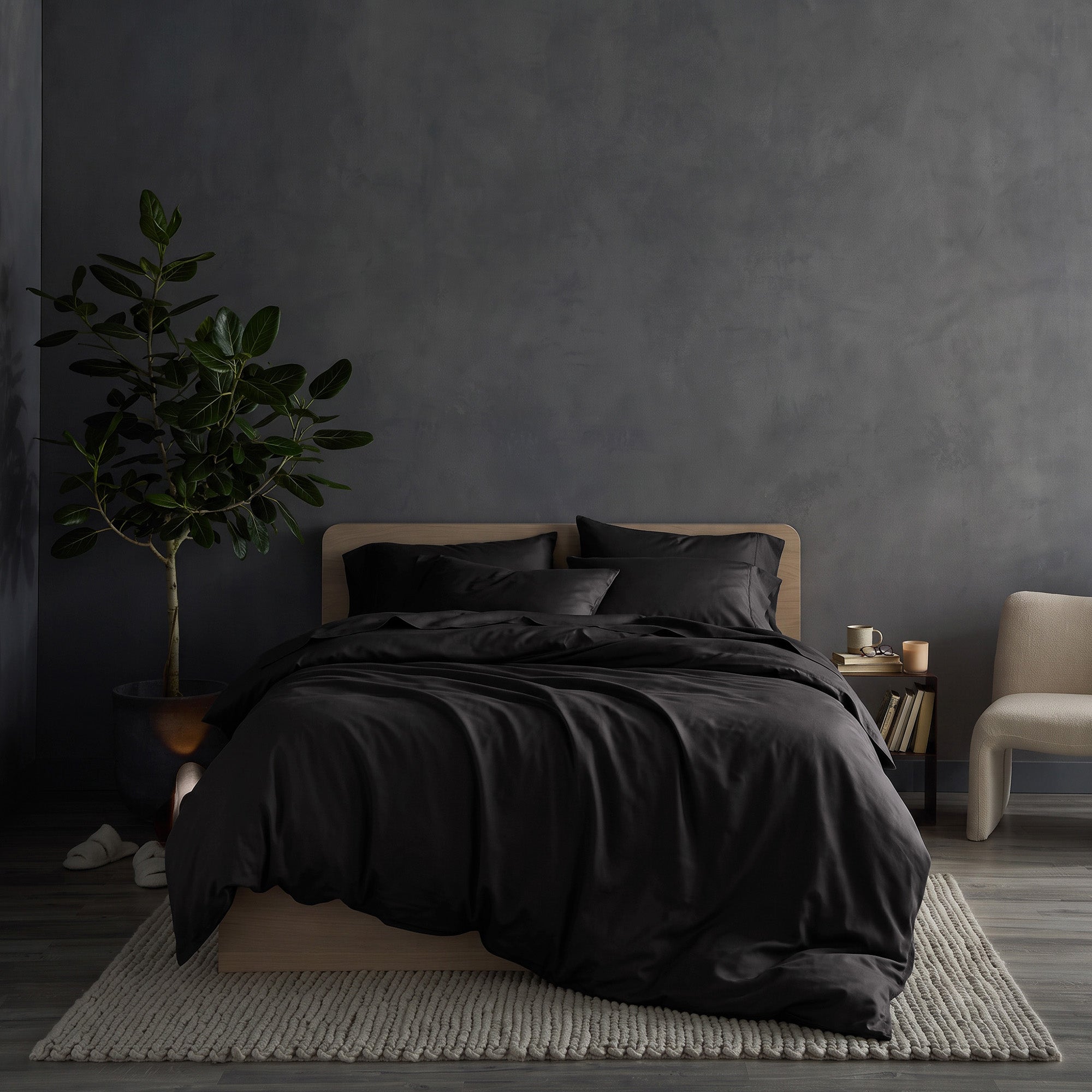 Iced Cooling Bamboo Duvet Cover Set