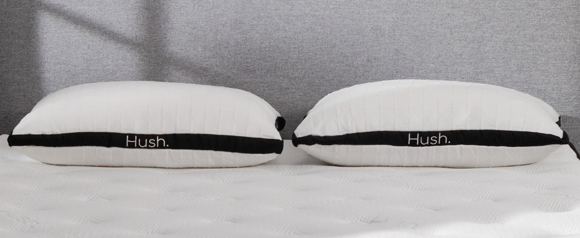The Hush Pillow Adjustable Memory Foam Pillow Hush Blankets