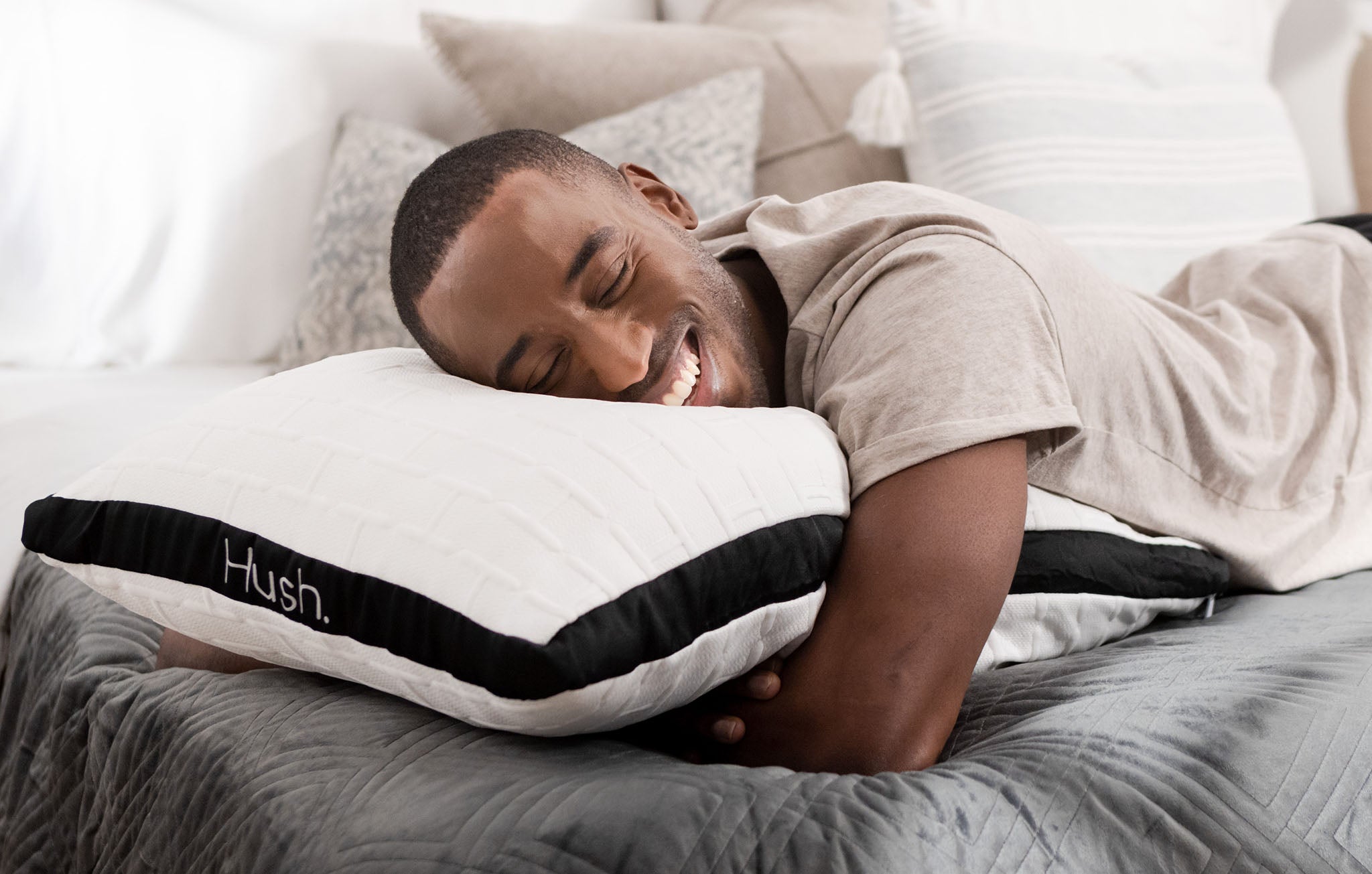 Hybrid Cooling Pillow  Adjustable Pillow by Hush – Hush Blankets